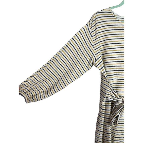 L*Space Everywhere I Go Mini Dress Large Surfs Up Stripe Large Beach Pool Resort - Picture 8 of 13